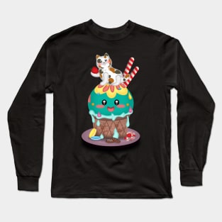 Delicious mango cupcake Long Sleeve T-Shirt